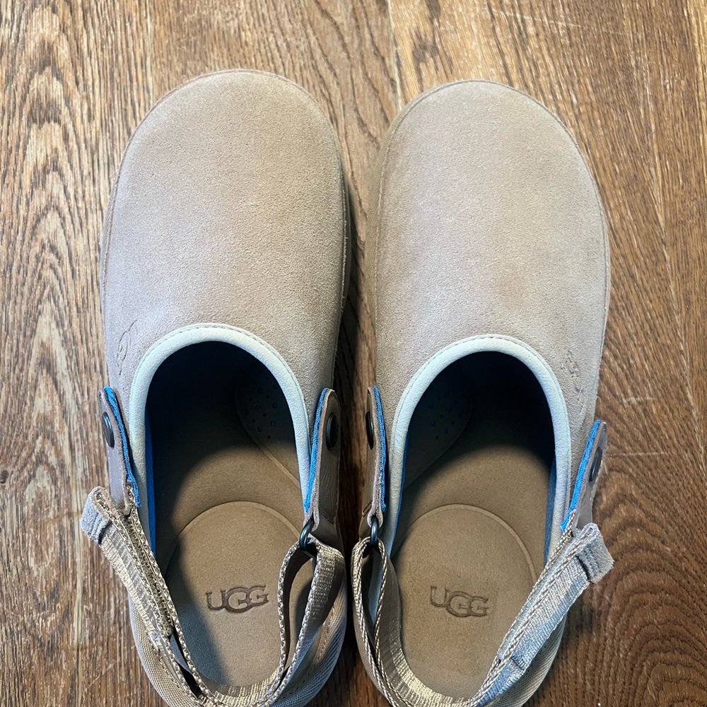 UGG Kids Gray Slip-On Slippers